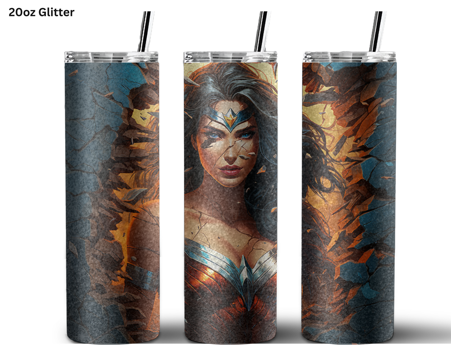 Wonder Woman Wall Break Tumbler