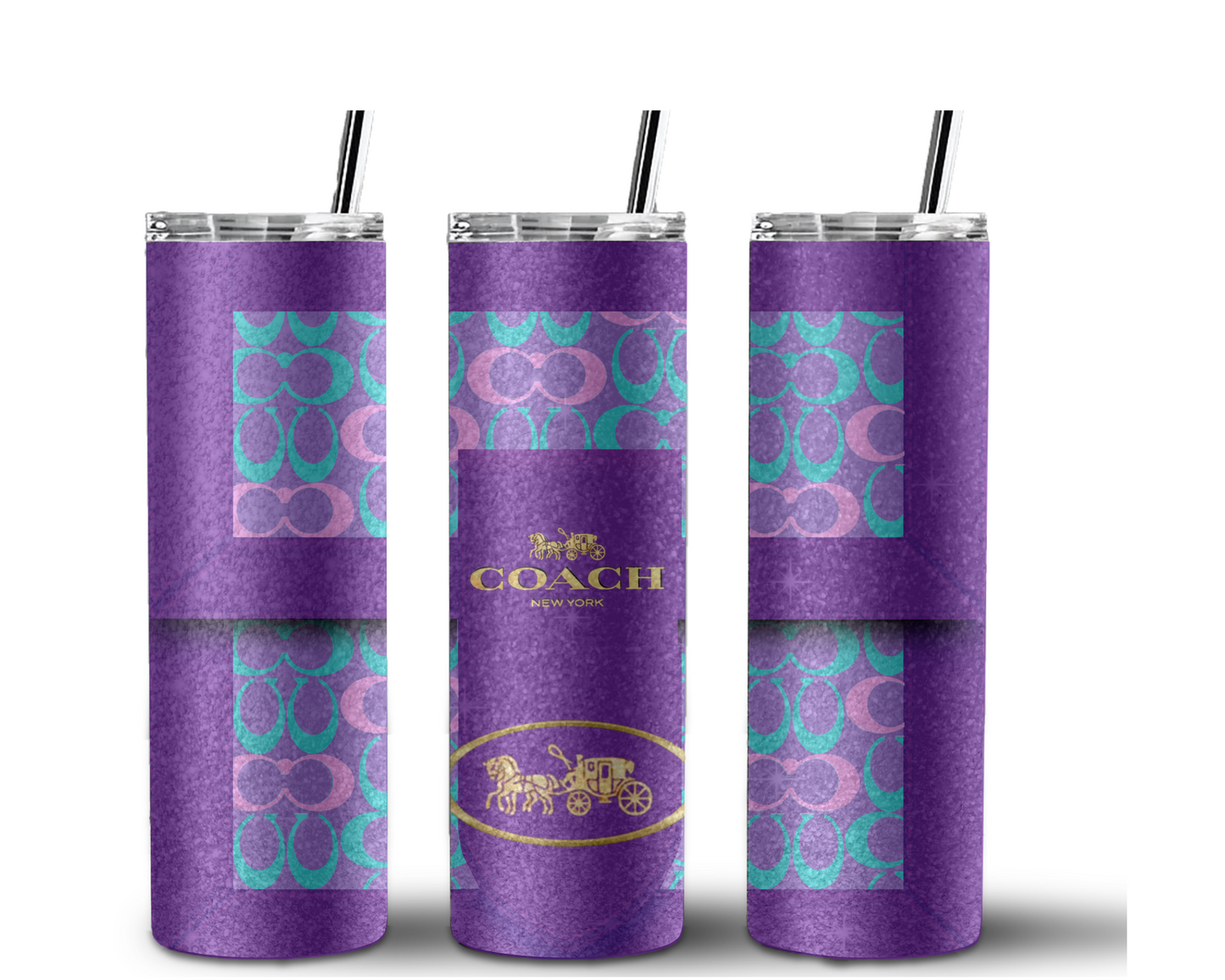 Coach Handbag Inspired Tumbler (090)