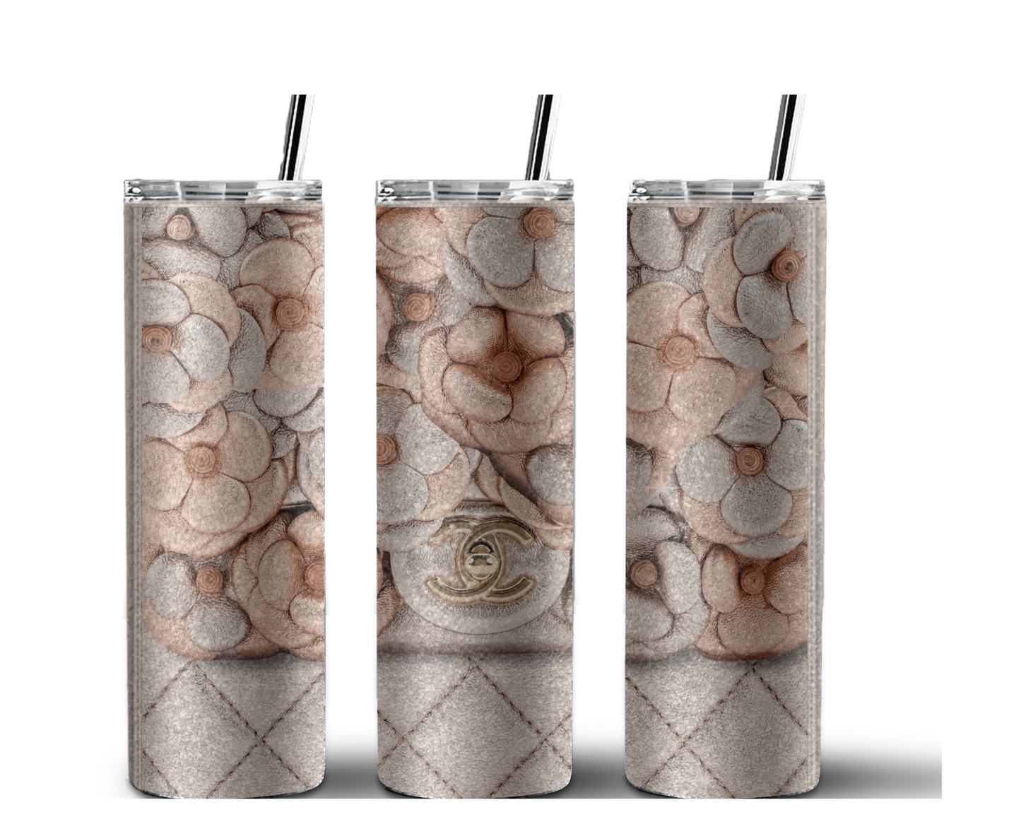 Chanel Handbag Inspired Tumbler (002)