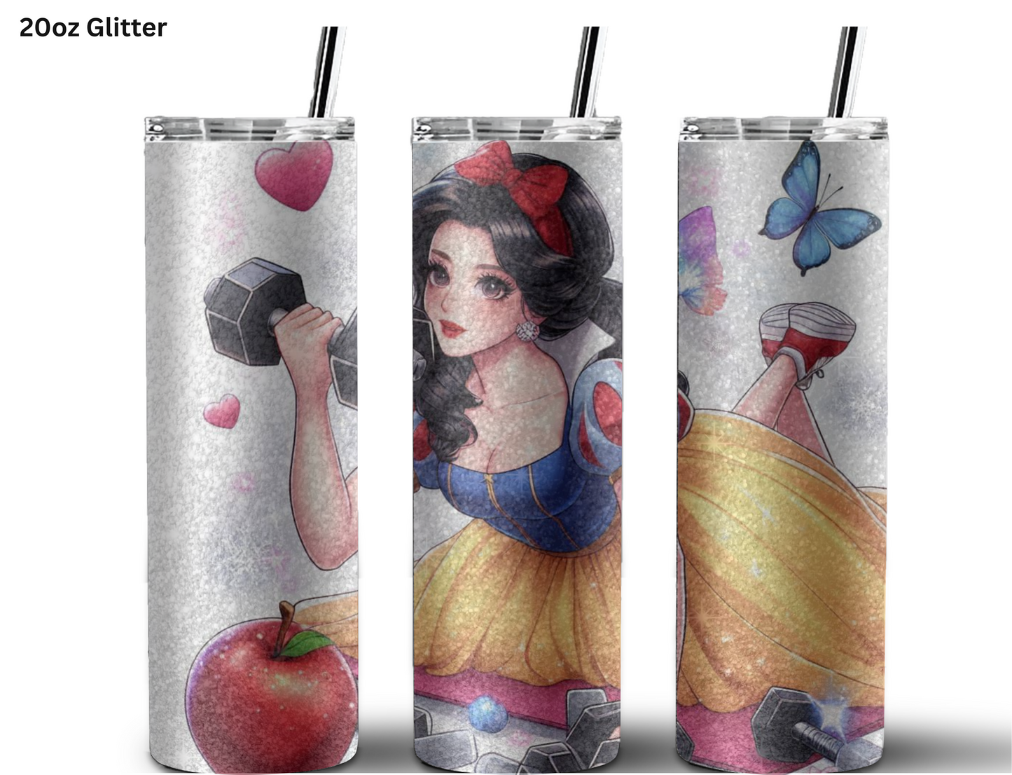 Snow White Lifting Tumbler