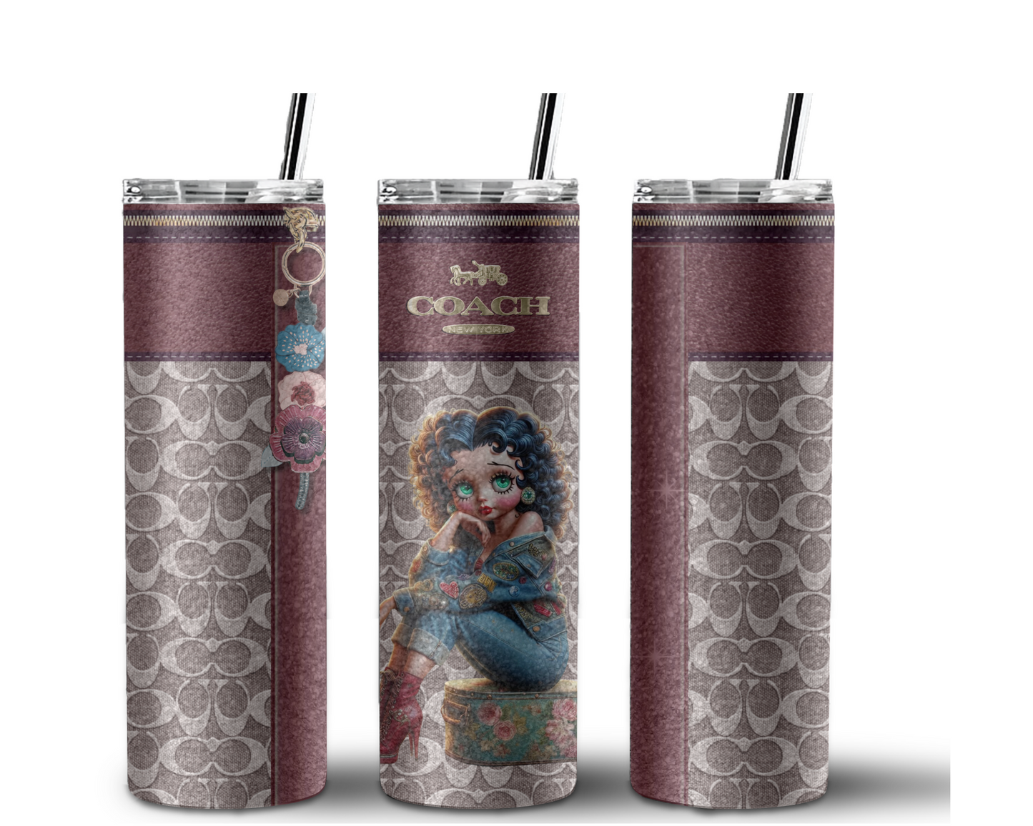 Coach Handbag Inspired Tumbler (103)