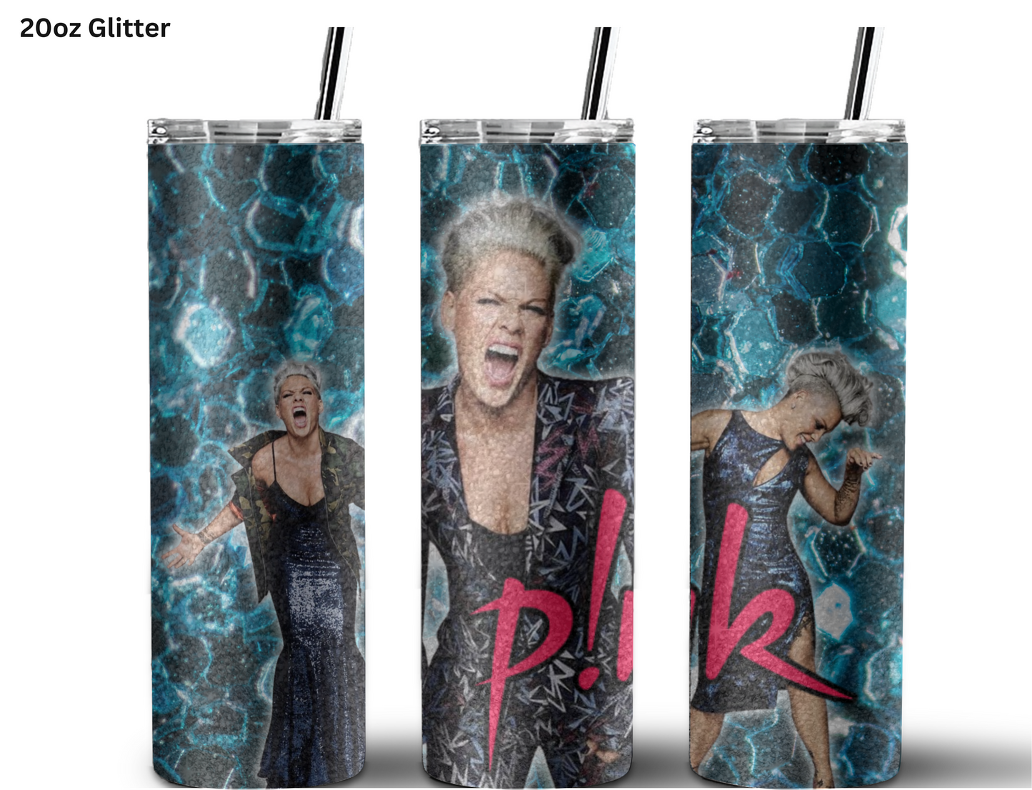 P!nk (Blue) Tumbler