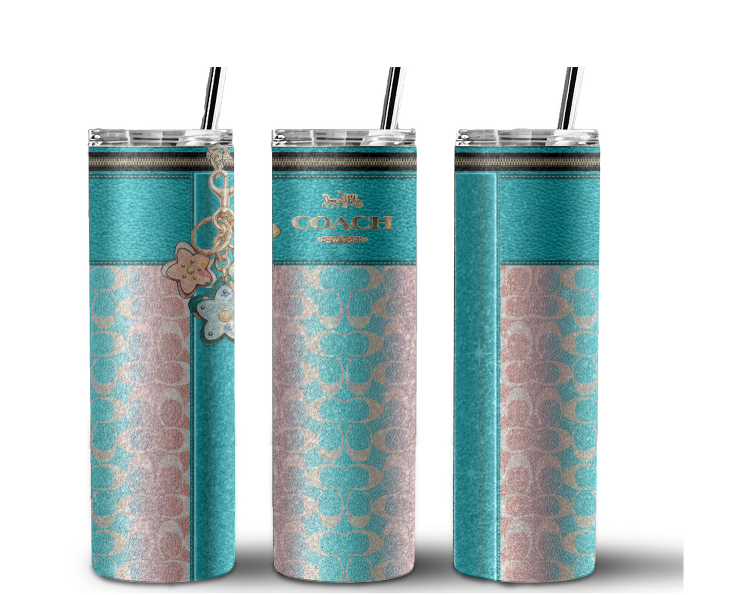 Coach Handbag Inspired Tumbler (098)