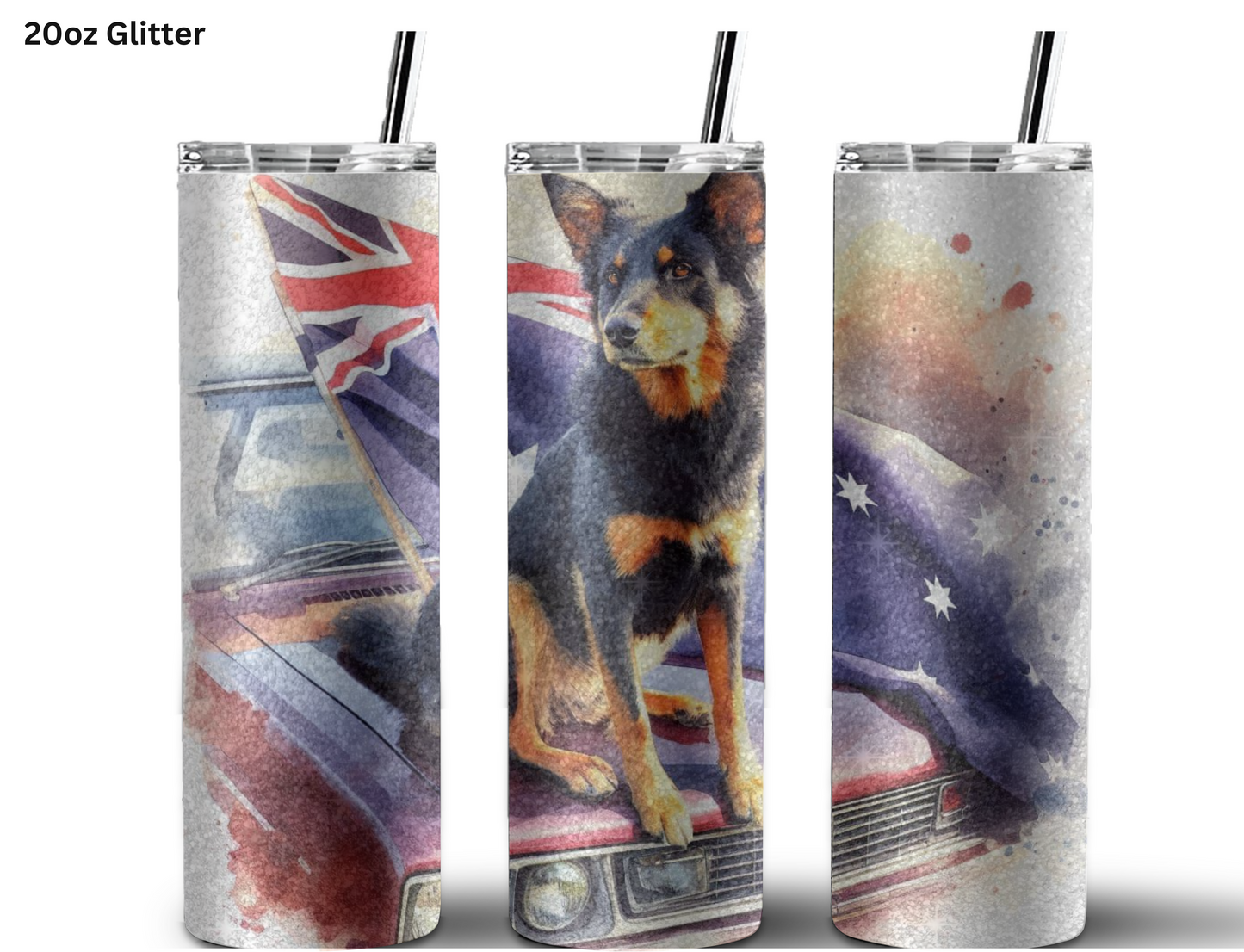 Australian Black Kelpie Tumbler