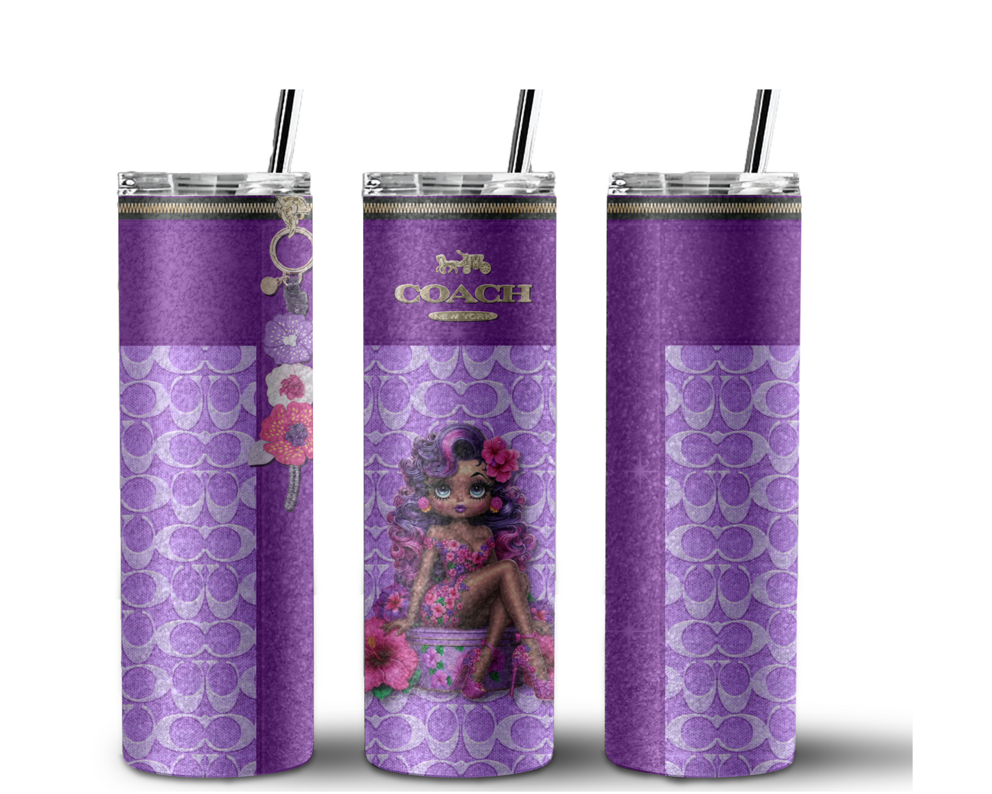 Coach Handbag Inspired Tumbler (202)