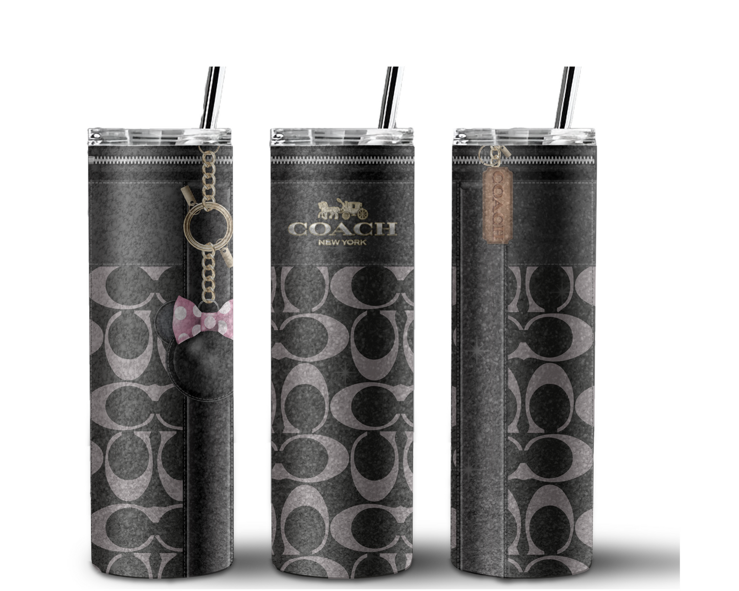 Coach Handbag Inspired Tumbler (008)