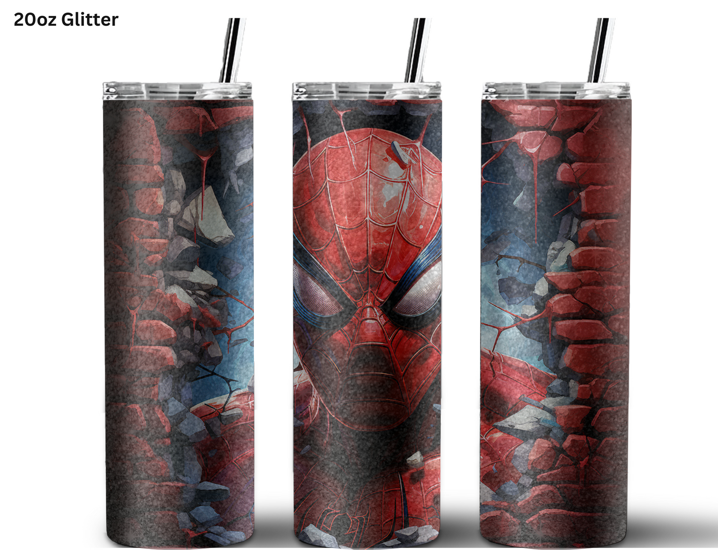 Spiderman (Face) Wall Break Tumbler