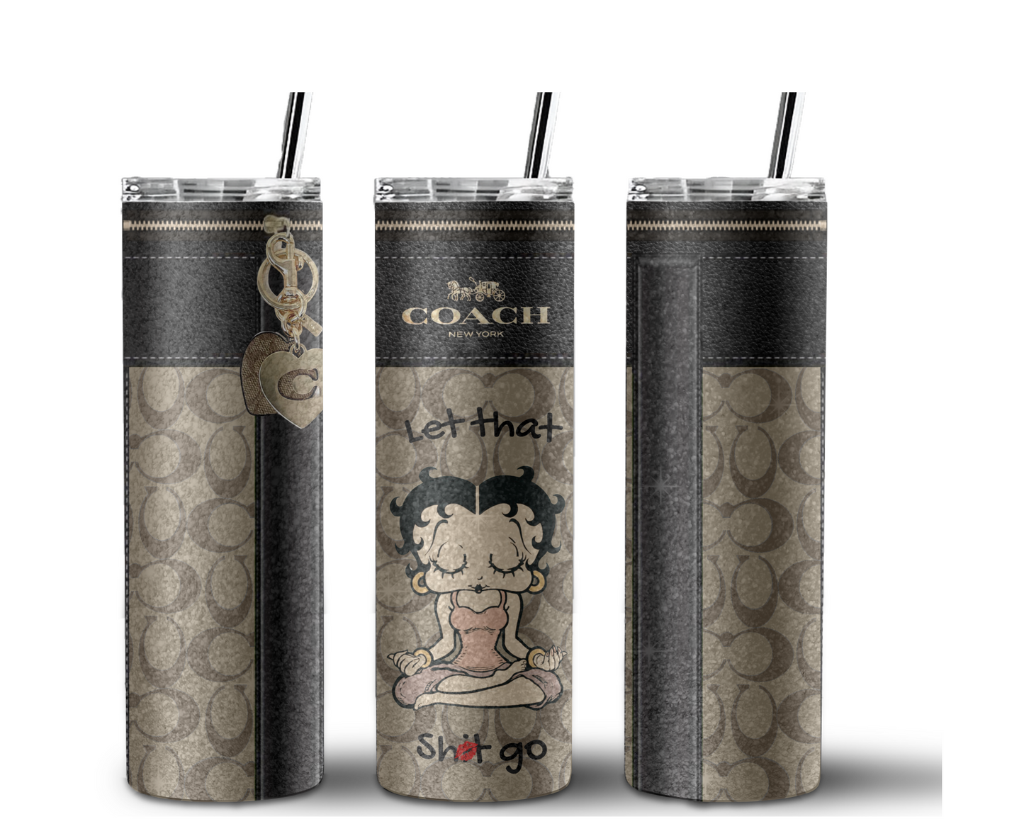 Coach Handbag Inspired Tumbler (076)