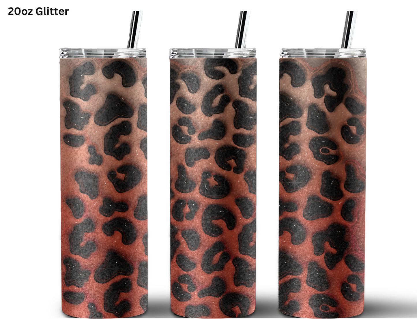 Animal Print - Orange Tumbler