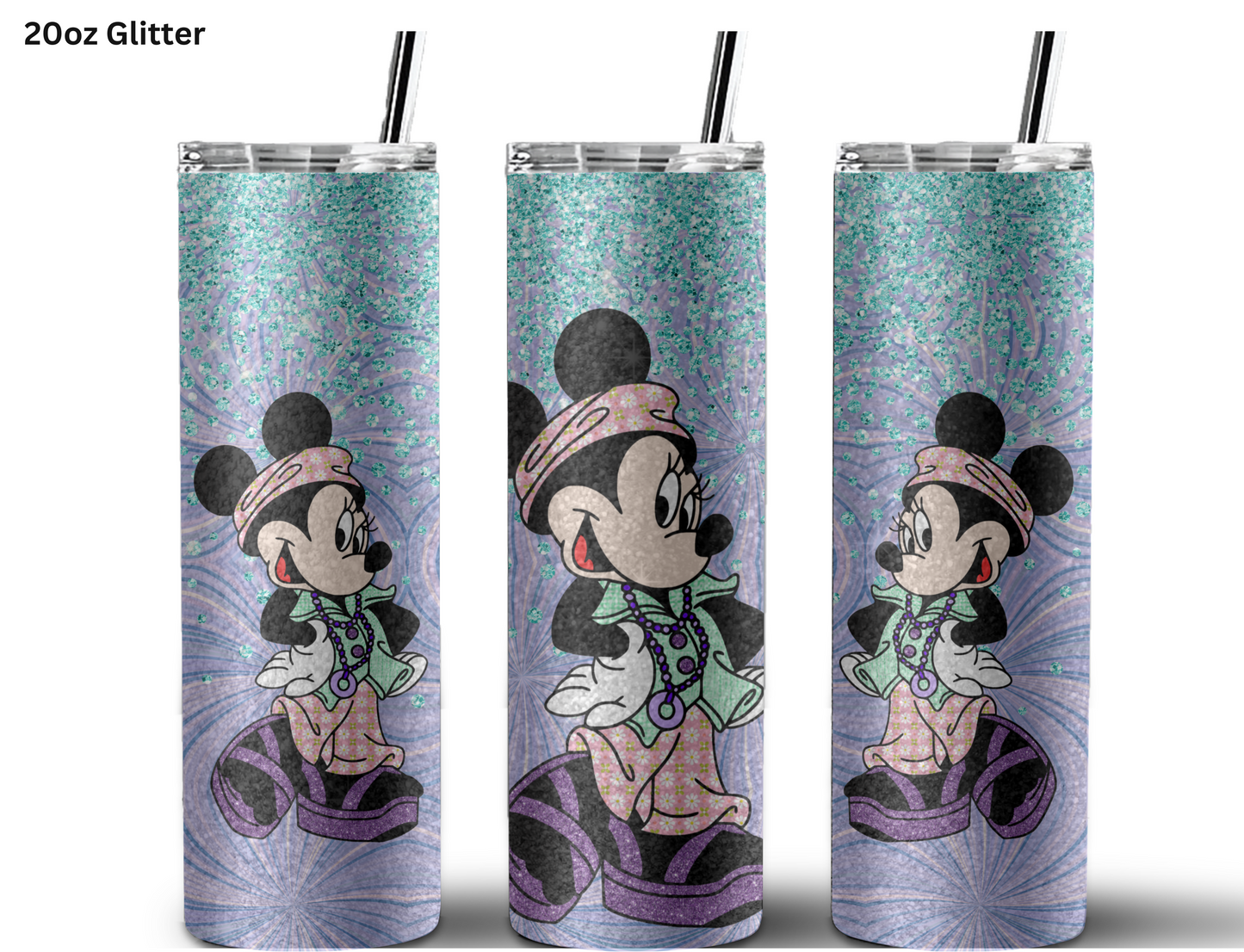 Minnie Stylish Purple Tumbler