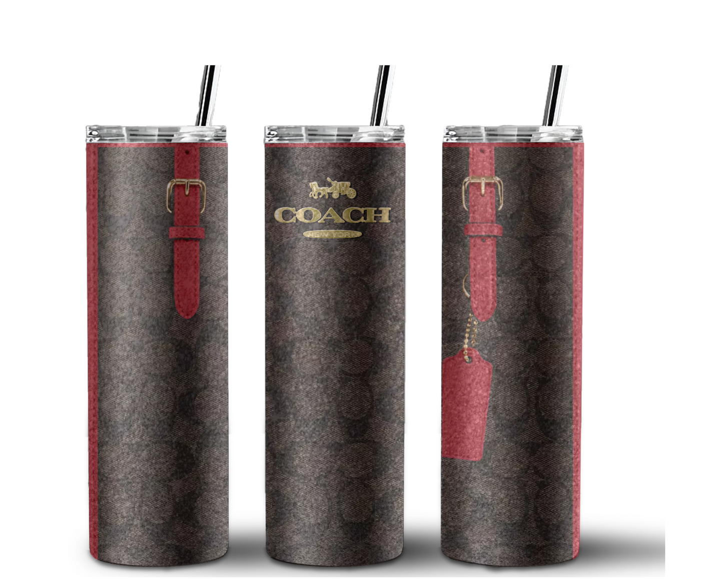 Coach Handbag Inspired Tumbler (096)