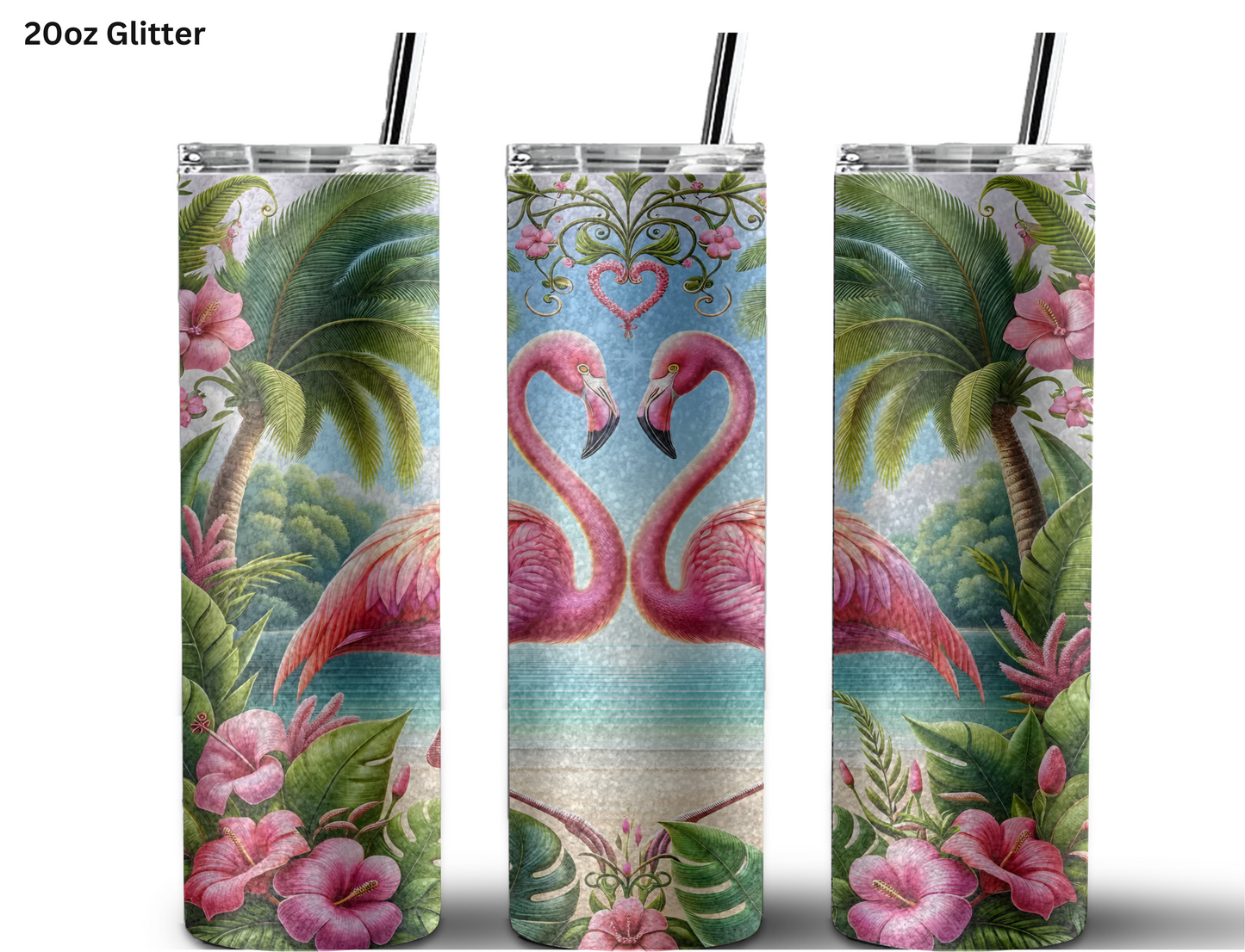 Loving Flamingos Tumbler