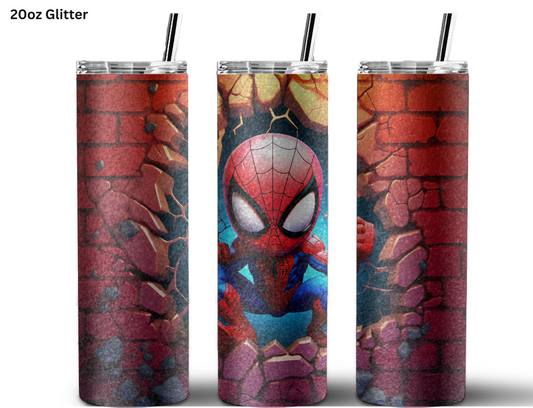 Baby Spiderman Wall Break Tumbler