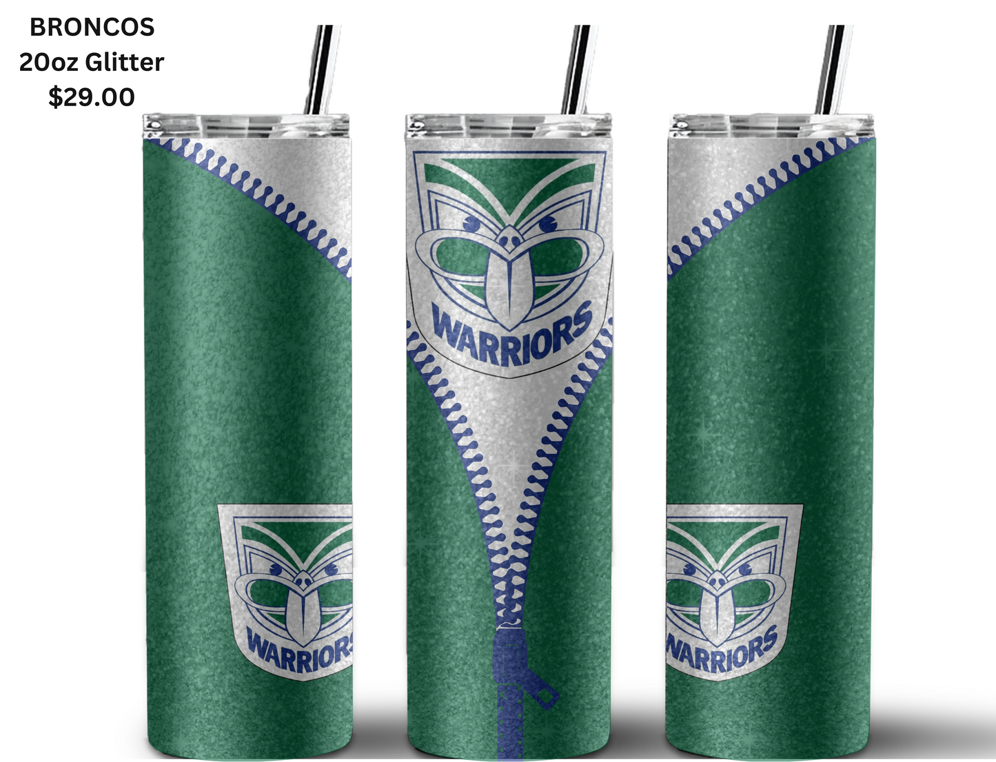 New Zealand Warriors NRL Zip Tumbler