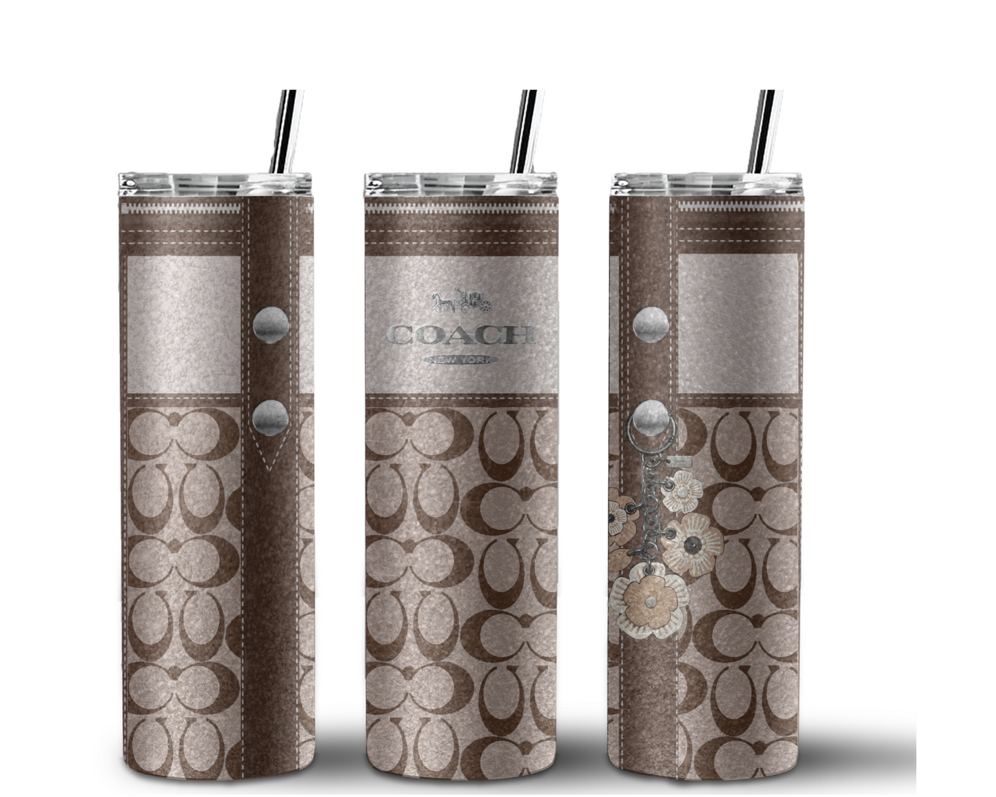 Coach Handbag Inspired Tumbler (153)