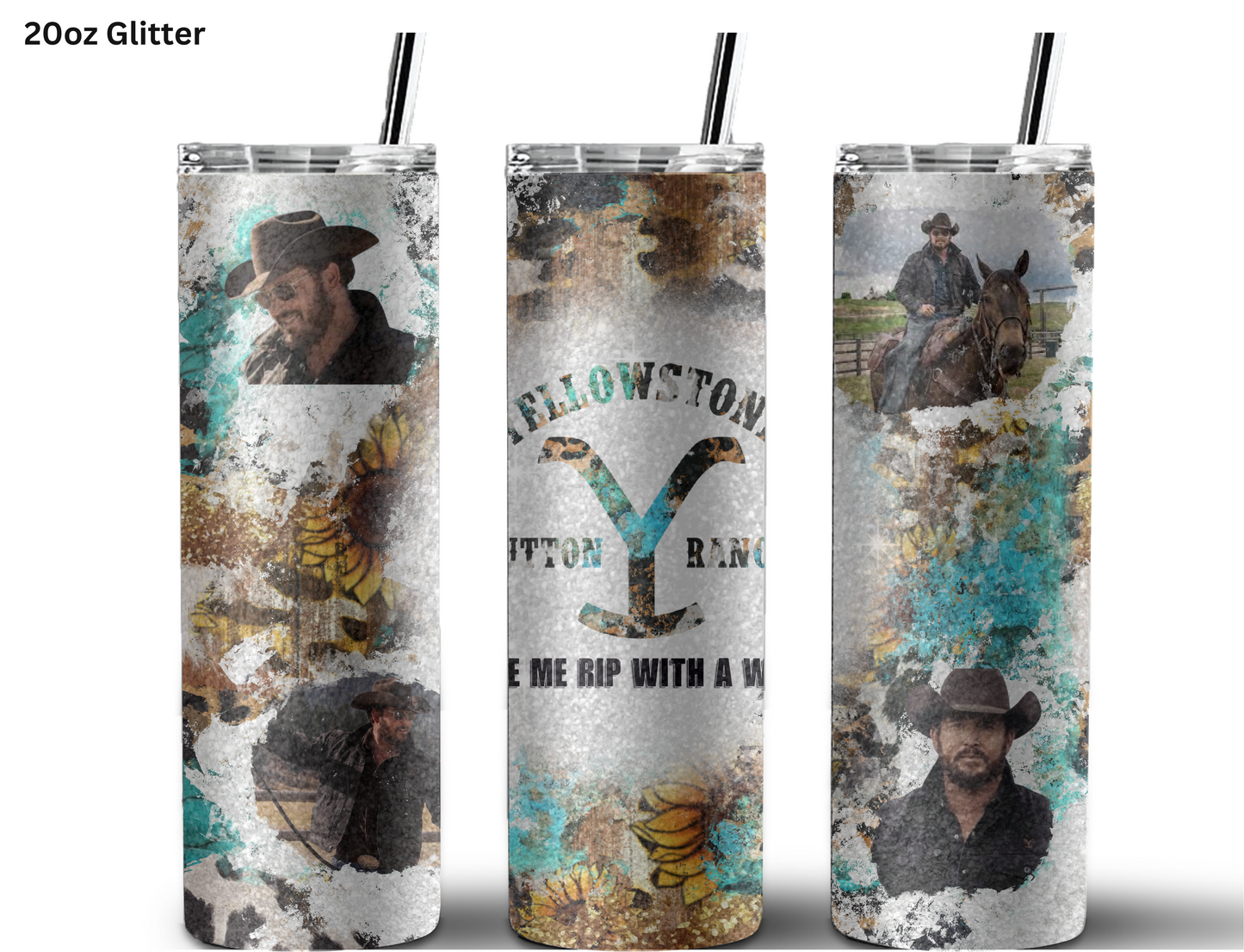 Yellowstone Give Me Rip with a Whip Tumbler