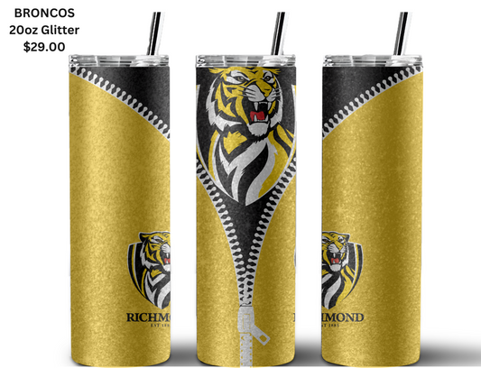 Richmond Tigers AFL Zip Tumbler