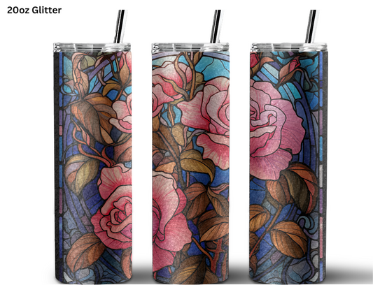 Pink Roses 3 Tumbler