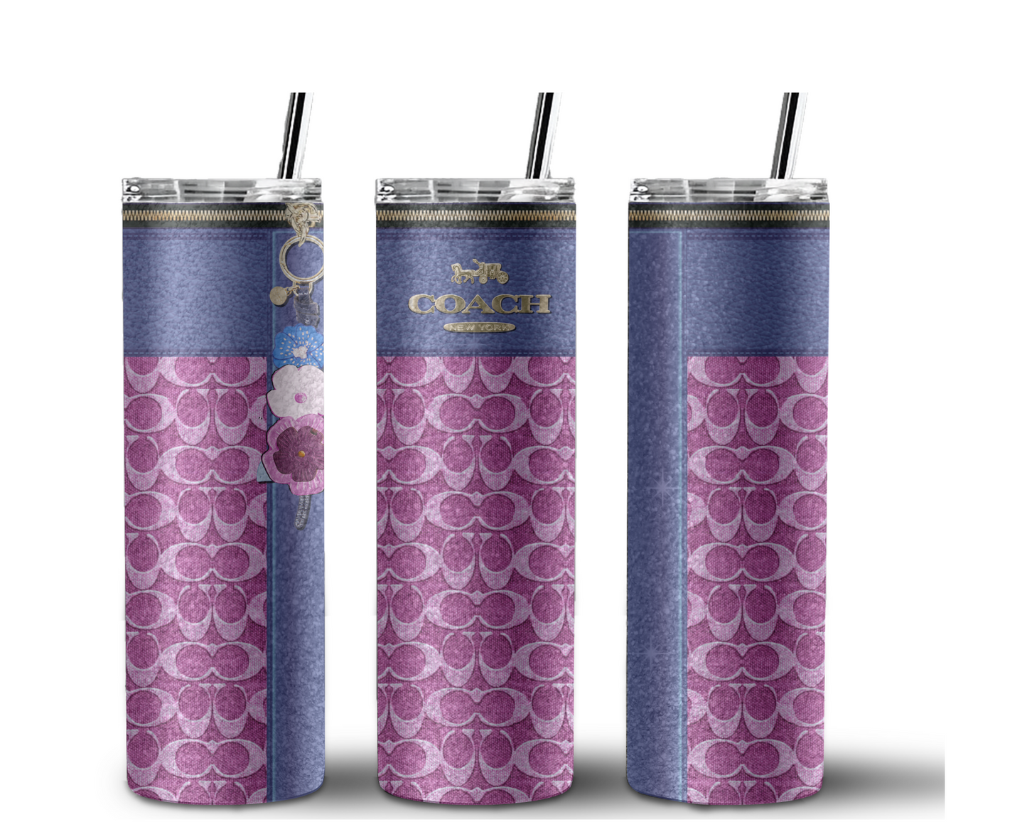 Coach Handbag Inspired Tumbler (164)