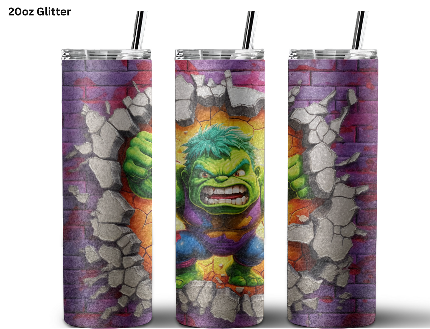 Baby Hulk Wall Break Tumbler