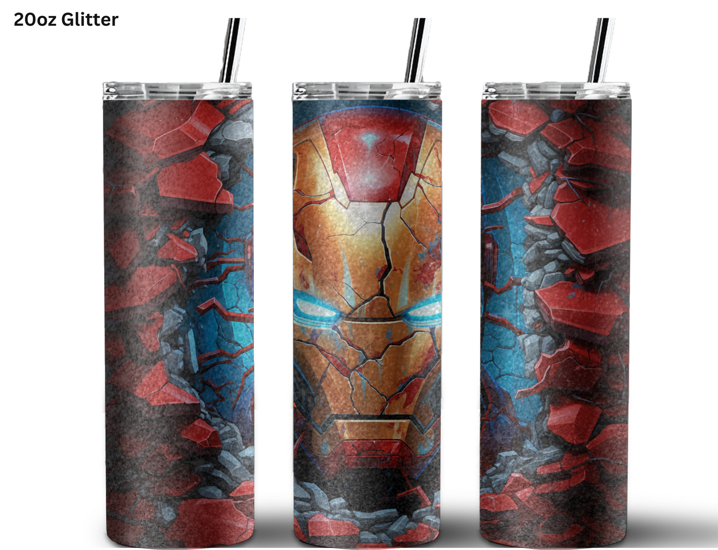 Iron Man (Face) Wall Break Tumbler