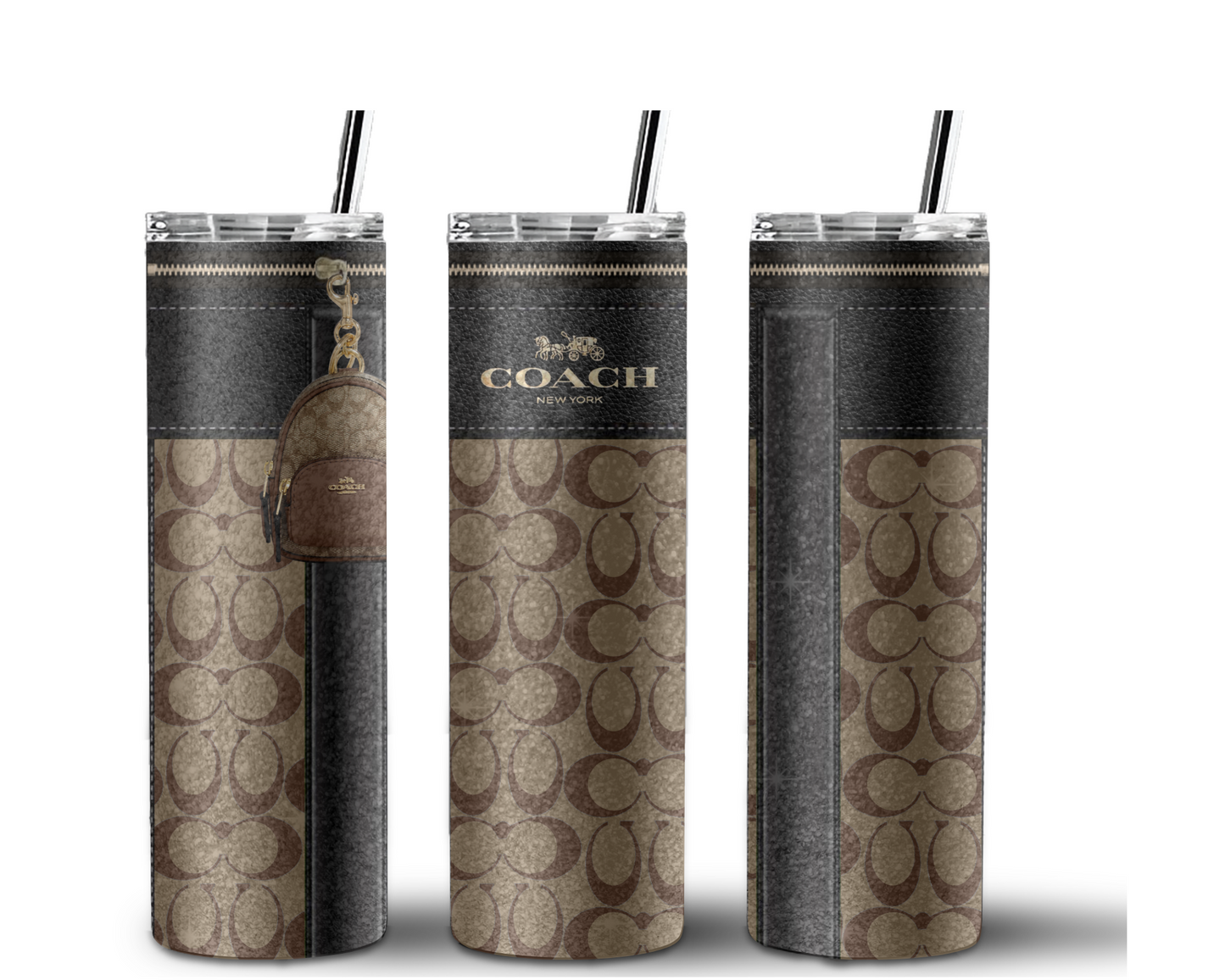 Coach Handbag Inspired Tumbler (091)