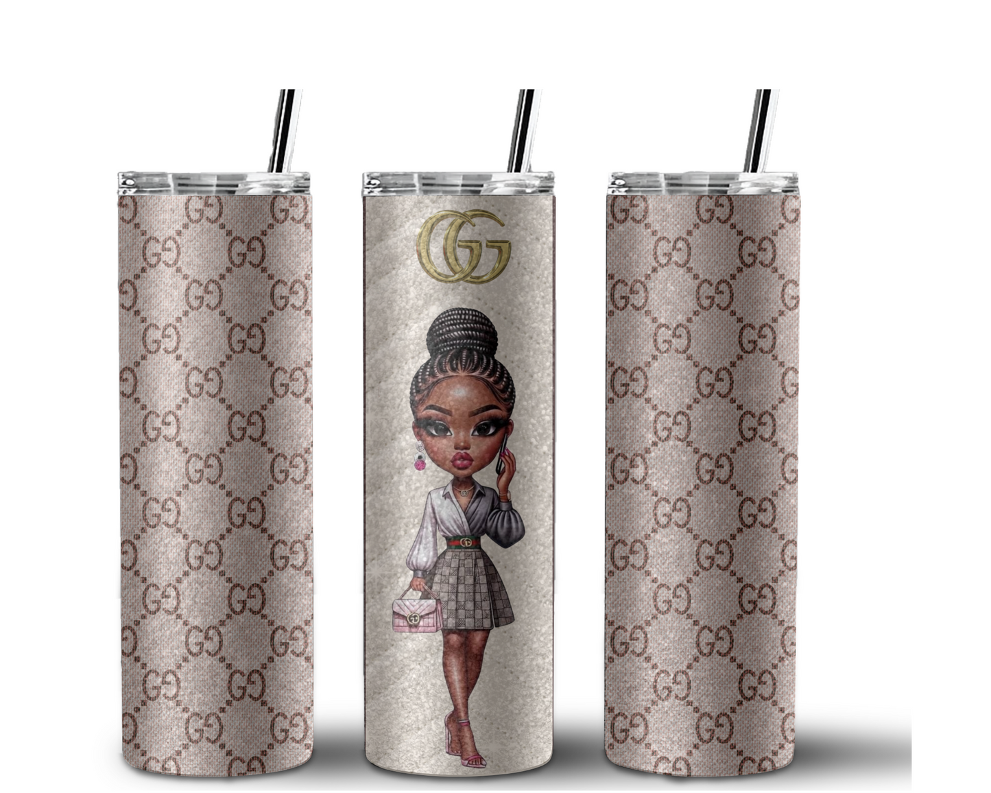 Gucci Handbag Inspired Tumbler (007)