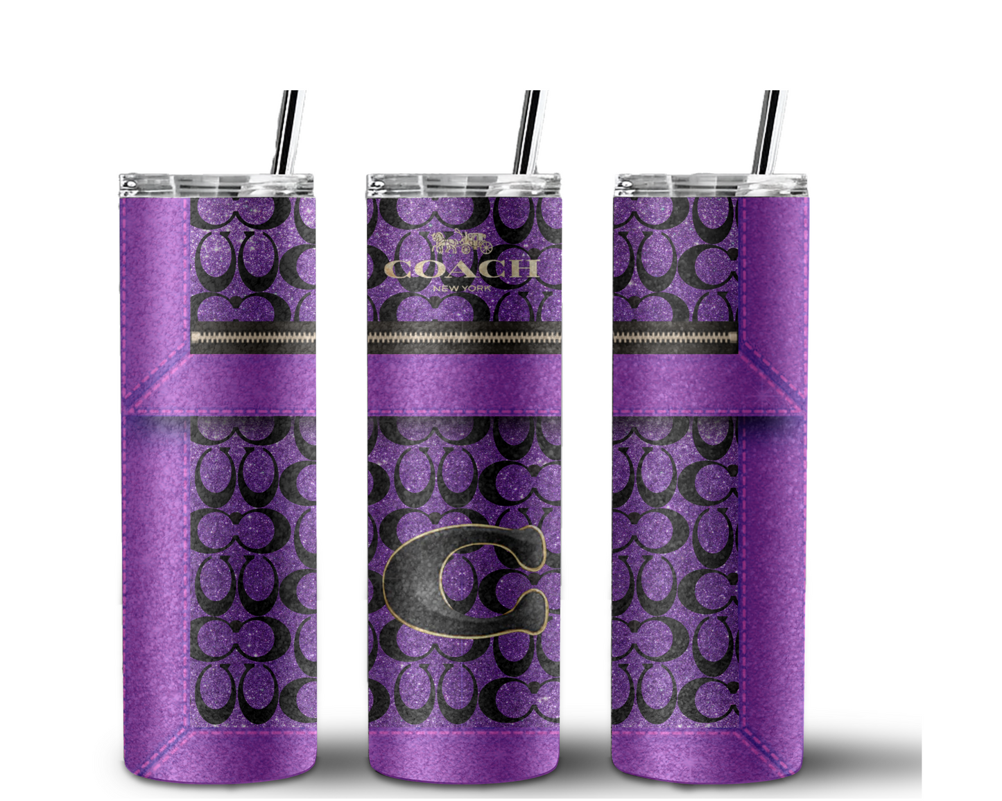 Coach Handbag Inspired Tumbler (085)