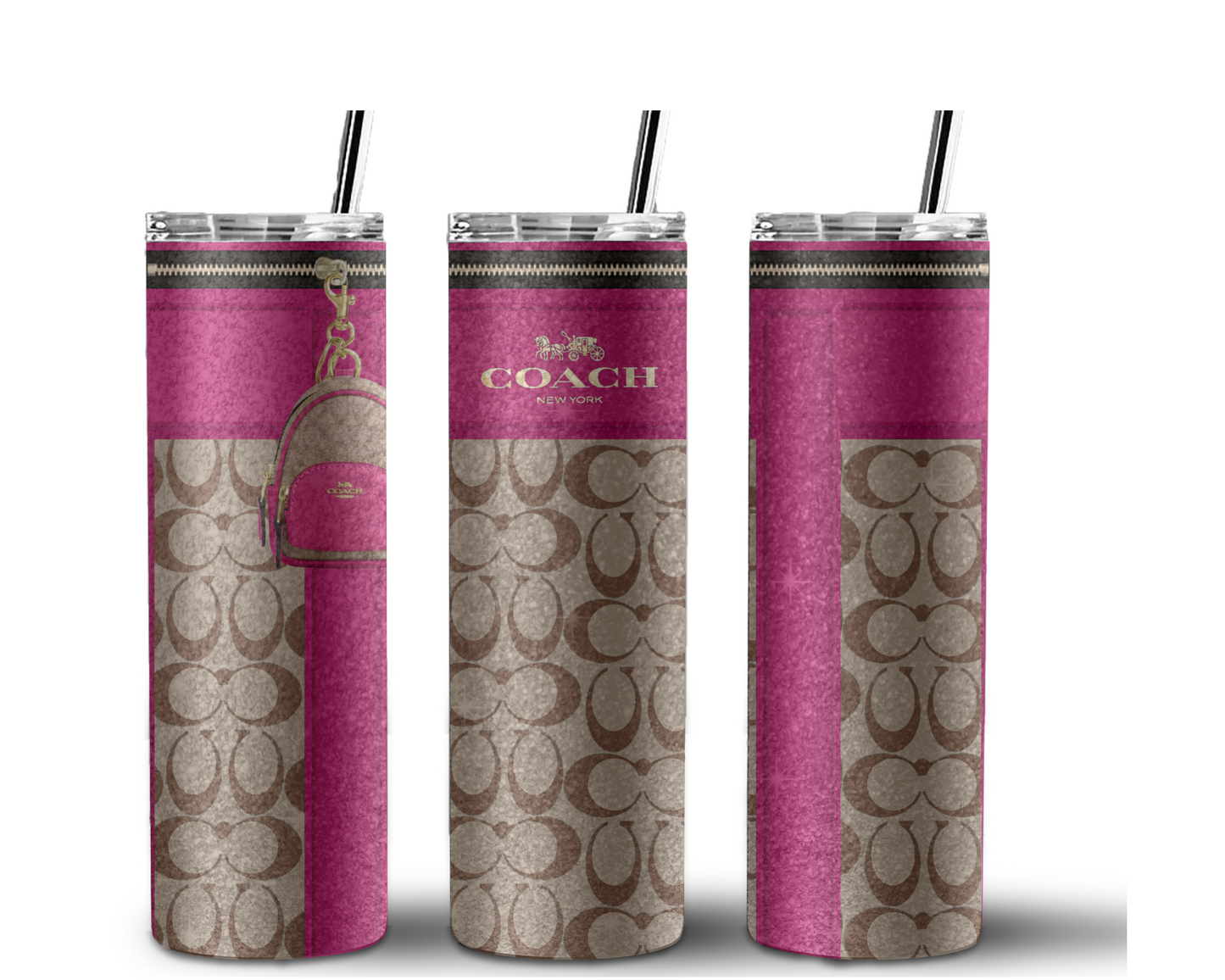 Coach Handbag Inspired Tumbler (083)