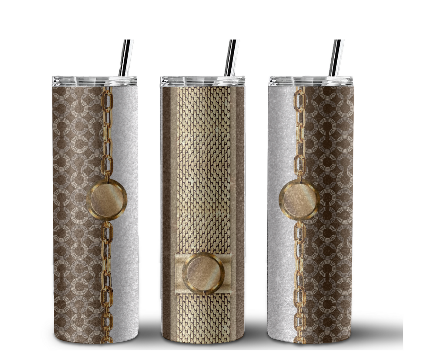 Coach Handbag Inspired Tumbler (072)