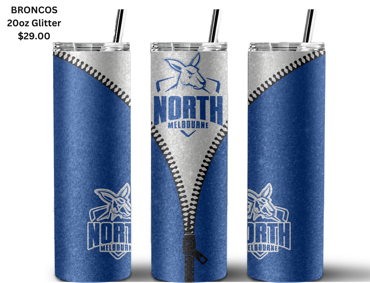 North Melbourne AFL Zip Tumbler