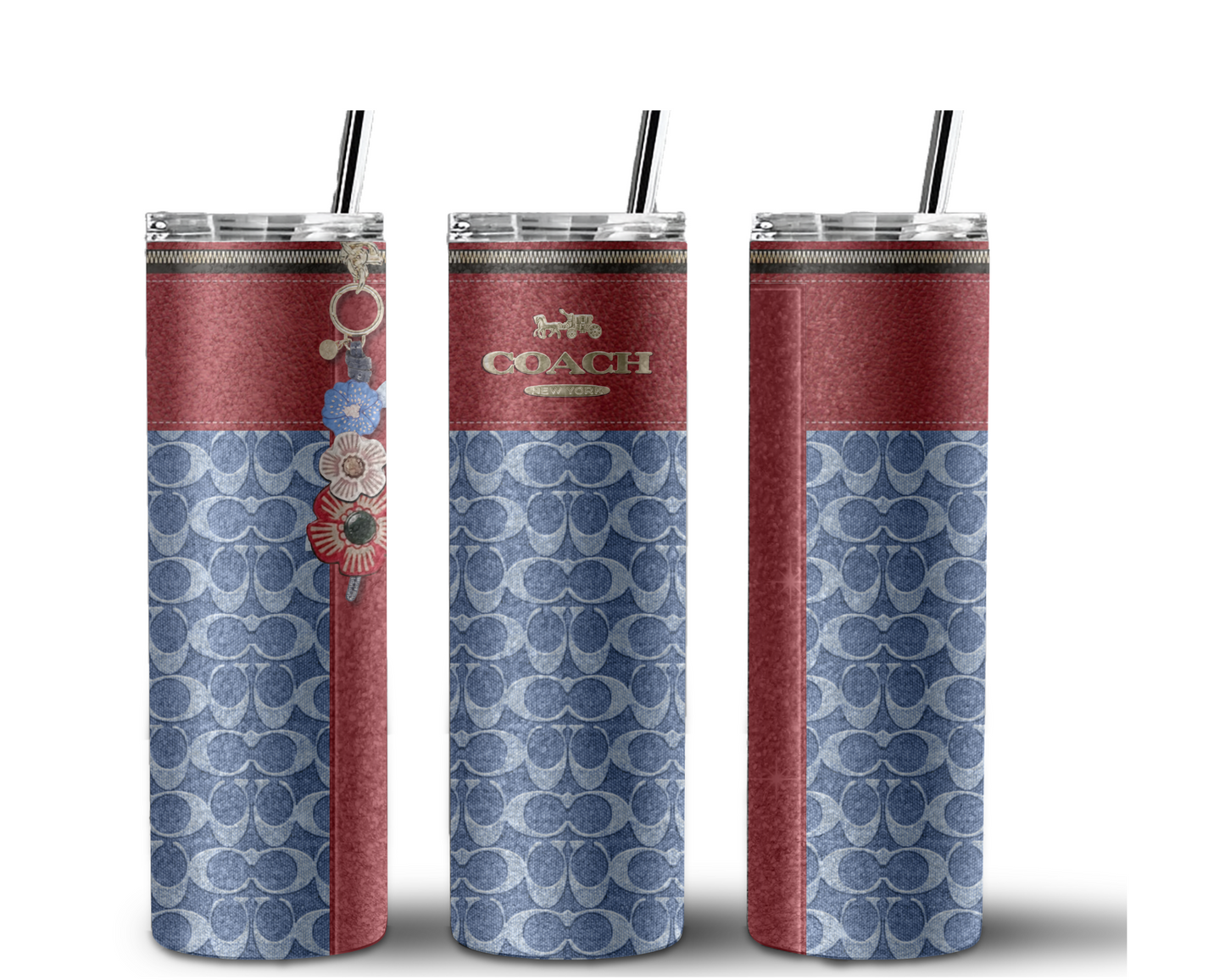 Coach Handbag Inspired Tumbler (052)