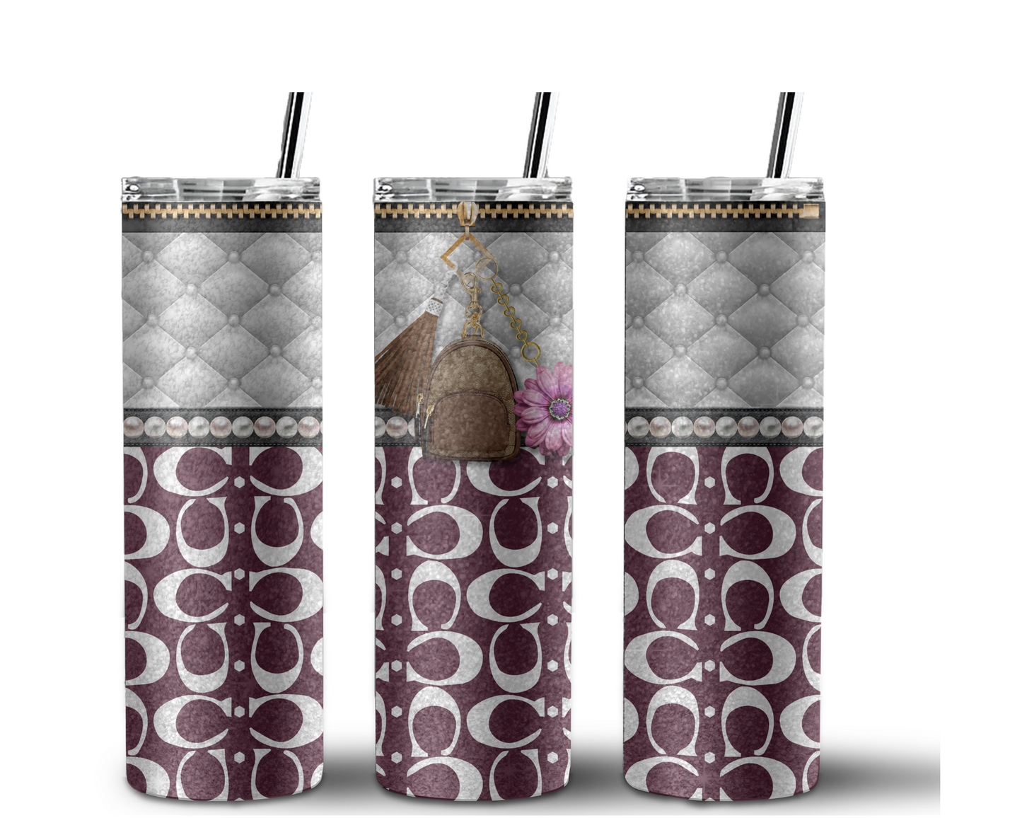 Coach Handbag Inspired Tumbler (020)