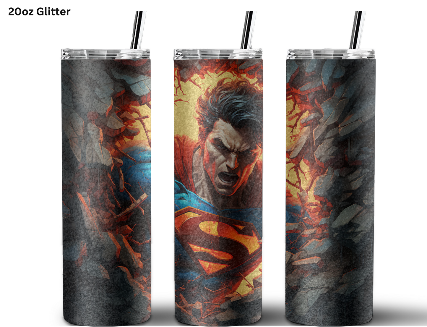 Superman Wall Break Tumbler