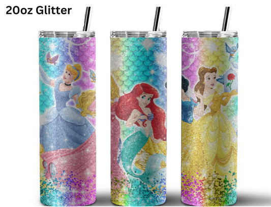 Rainbow Princess (3) Tumbler