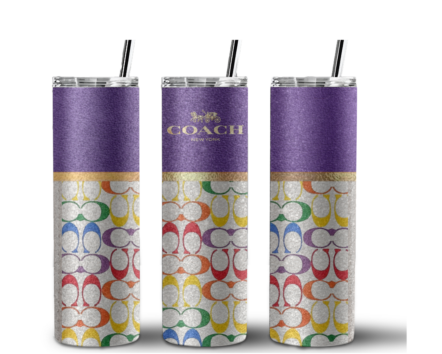 Coach Handbag Inspired Tumbler (069)