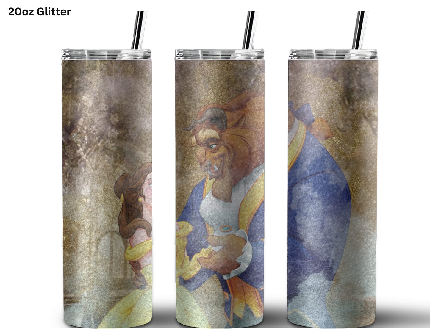 Beauty & The Beast Dance Tumbler