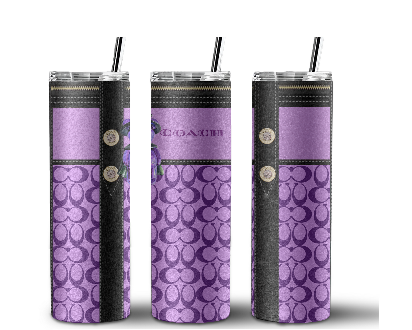 Coach Handbag Inspired Tumbler (084)