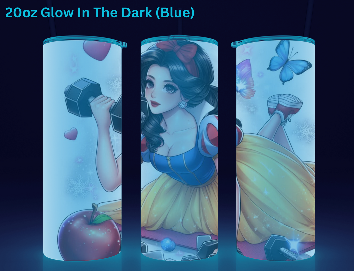 Snow White Lifting Tumbler