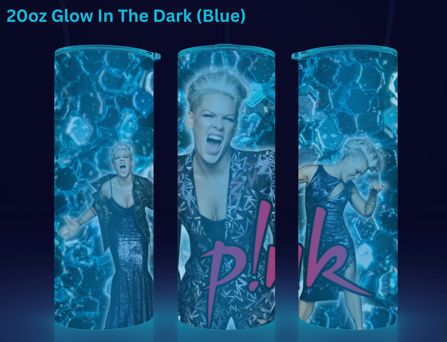 P!nk (Blue) Tumbler