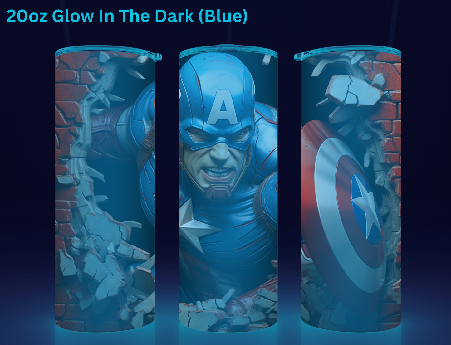 Captain America (Body) Wall Break Tumbler