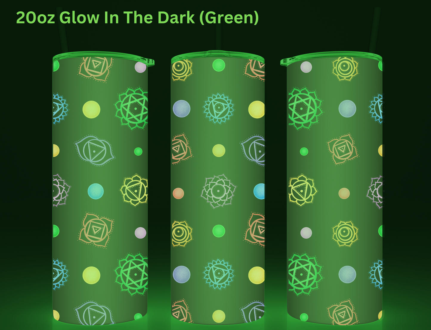 7 Chakras Wrap Paper Tumbler