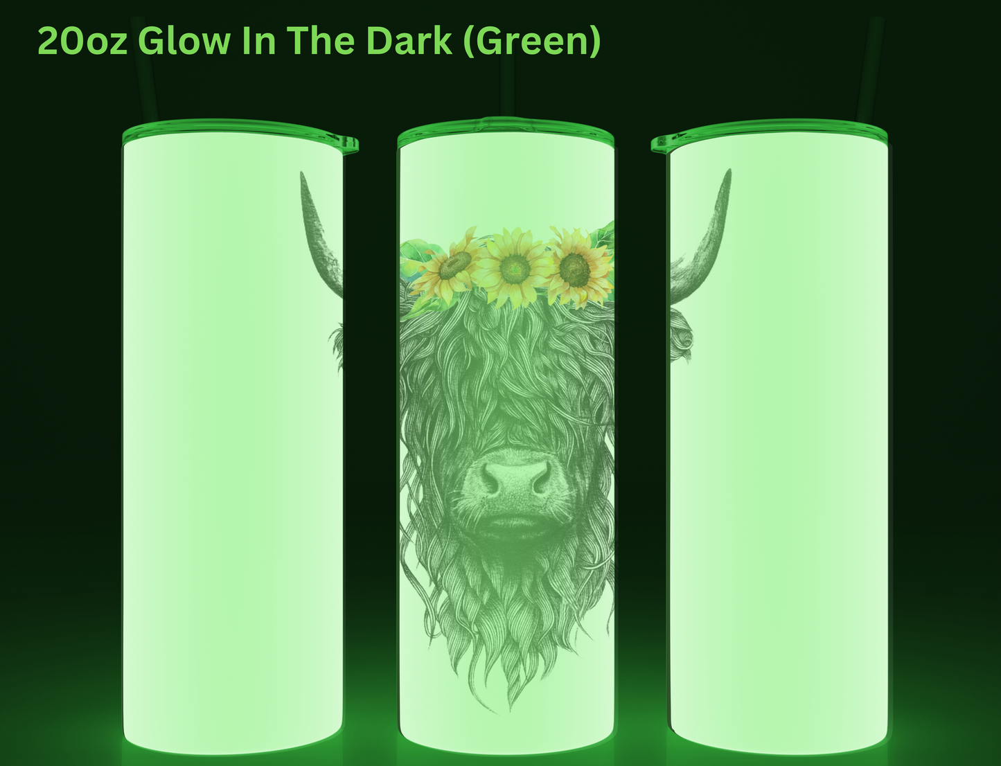 Sophisticated Highlander Cow Tumbler