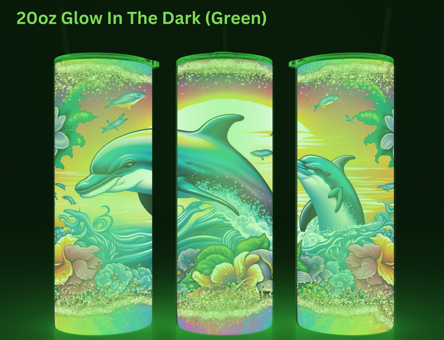 Colorful Dolphin Tumbler