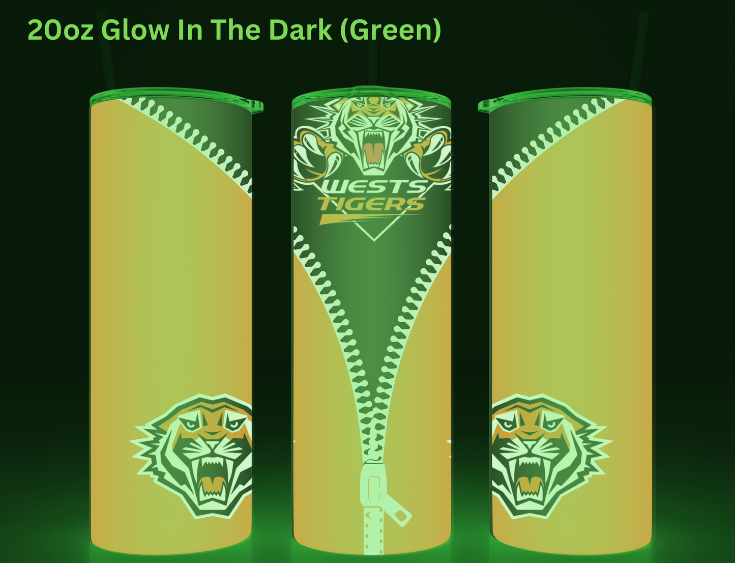 West Tigers NRL Zip Tumbler