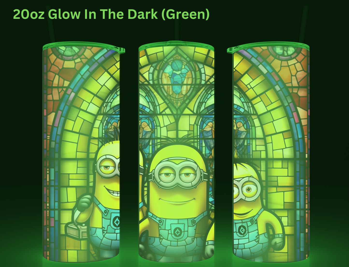 Minions Stained Glass Tumbler