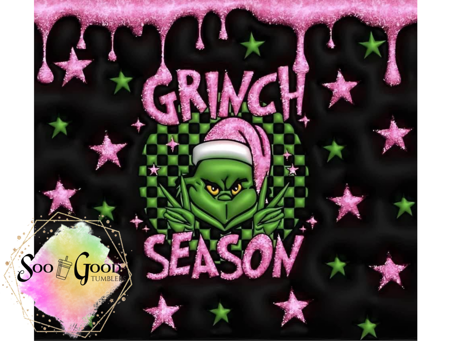 Grinch Season Puff Tumbler