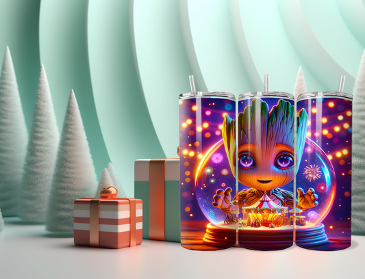 Groots Snowglobe Tumbler