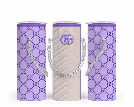 Gucci Handbag Inspired Chain Tumbler (003)