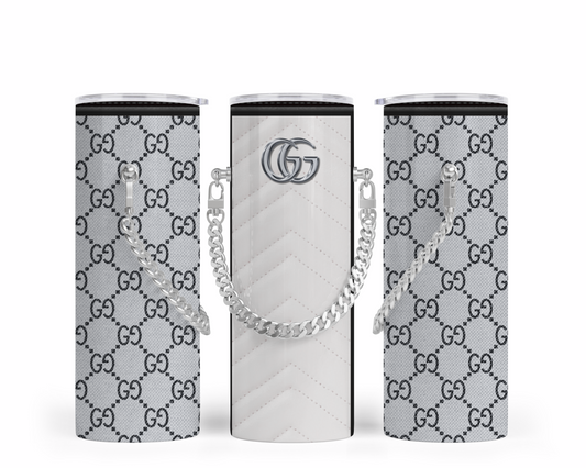 Gucci Handbag Inspired Chain Tumbler (004)